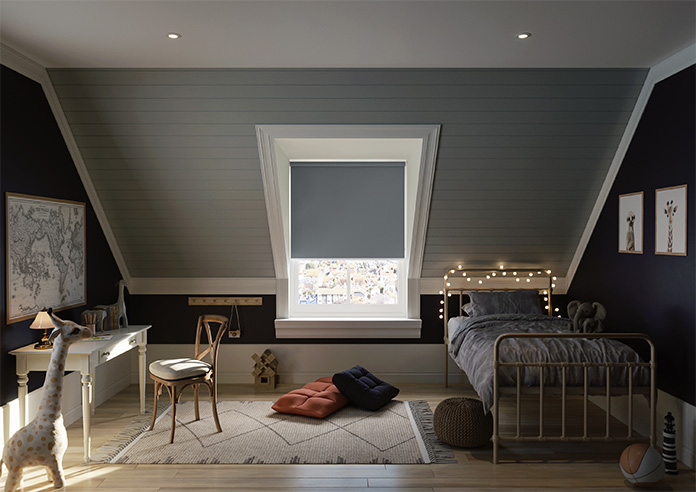 Levant (FR Blackout), Anthracite - Twist&Fit Roller Blind - Image 8